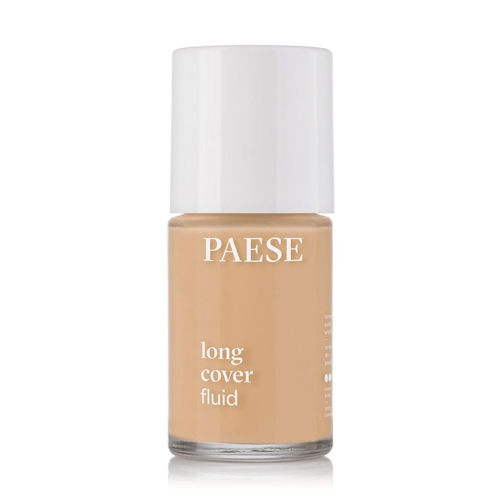 Тональний флюїд для обличчя Paese Long Cover Fluid, 2.5 Warm Beige, 30 мл